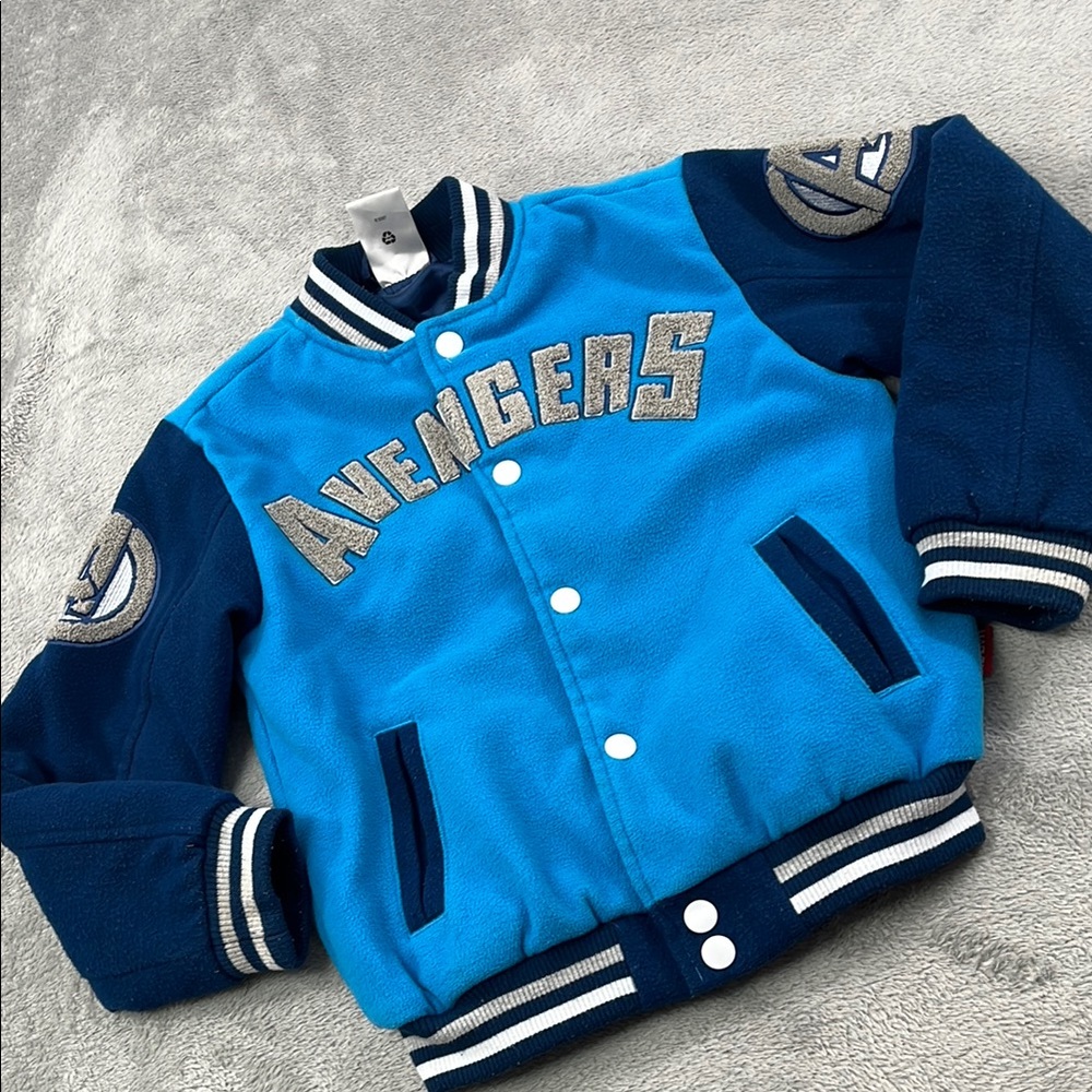 Avengers 5/6 Blue Varsity Jacket Coat